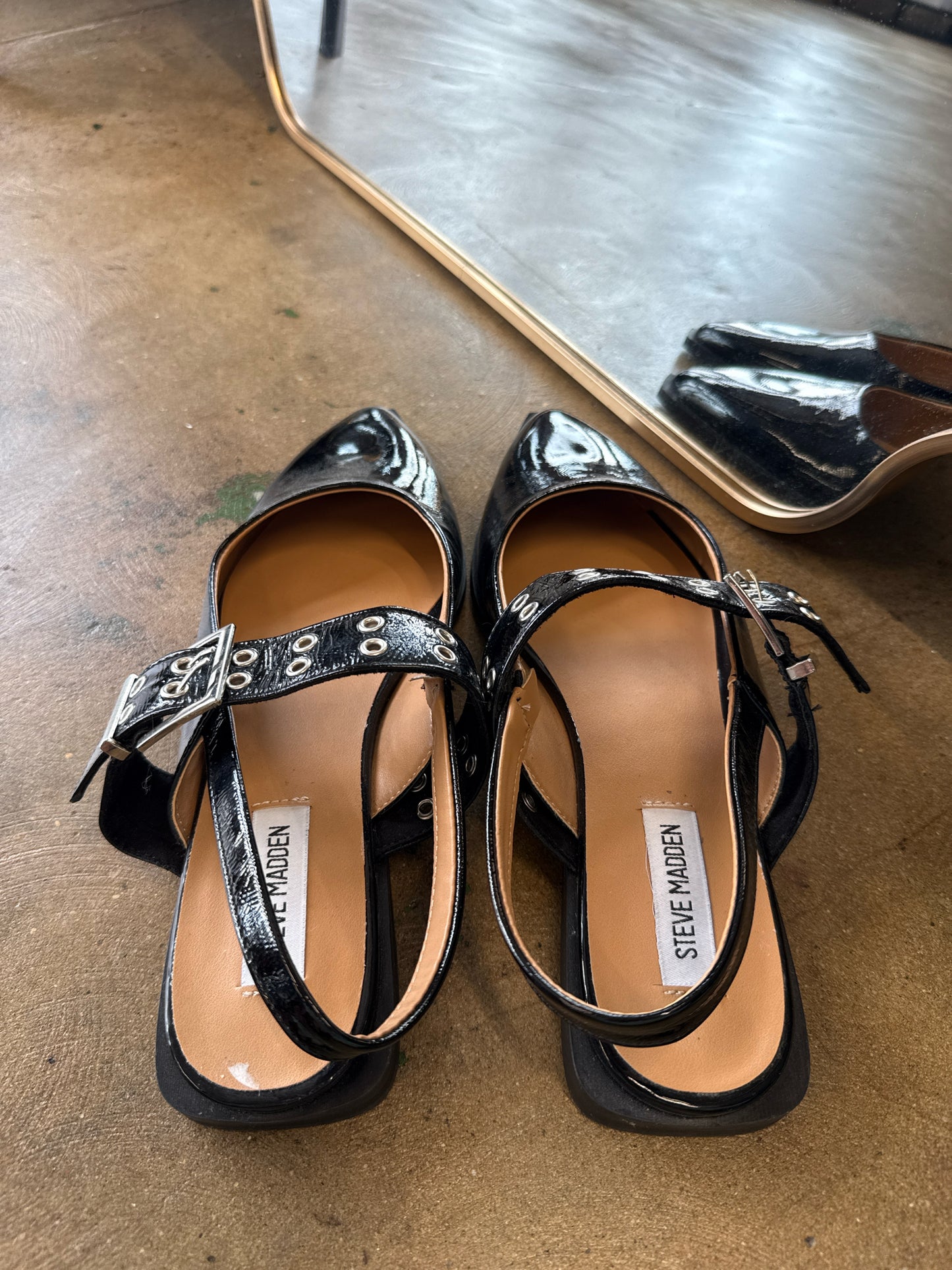 Steve Madden Shoe Size 10 Black Flats