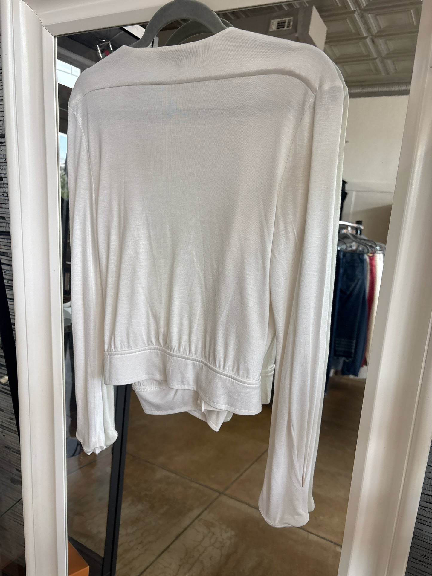 Banana Republic Size XS White Long sleeve Cardigan