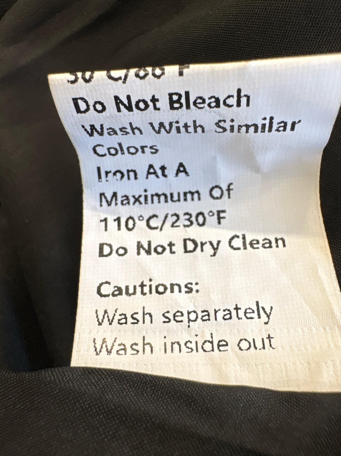 Commense Size S Black Dress