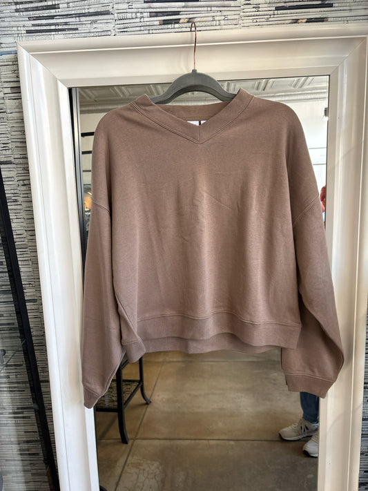 GAP Size S Brown Sweatshirt/Hoodie