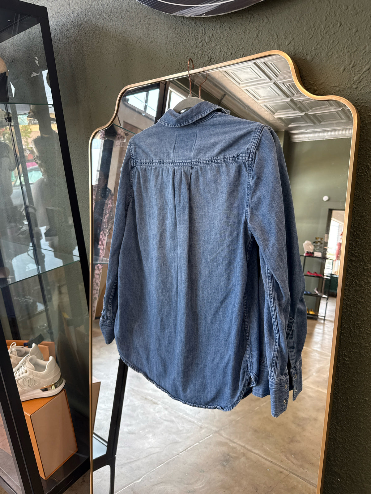 Lola River Size S Denim Top
