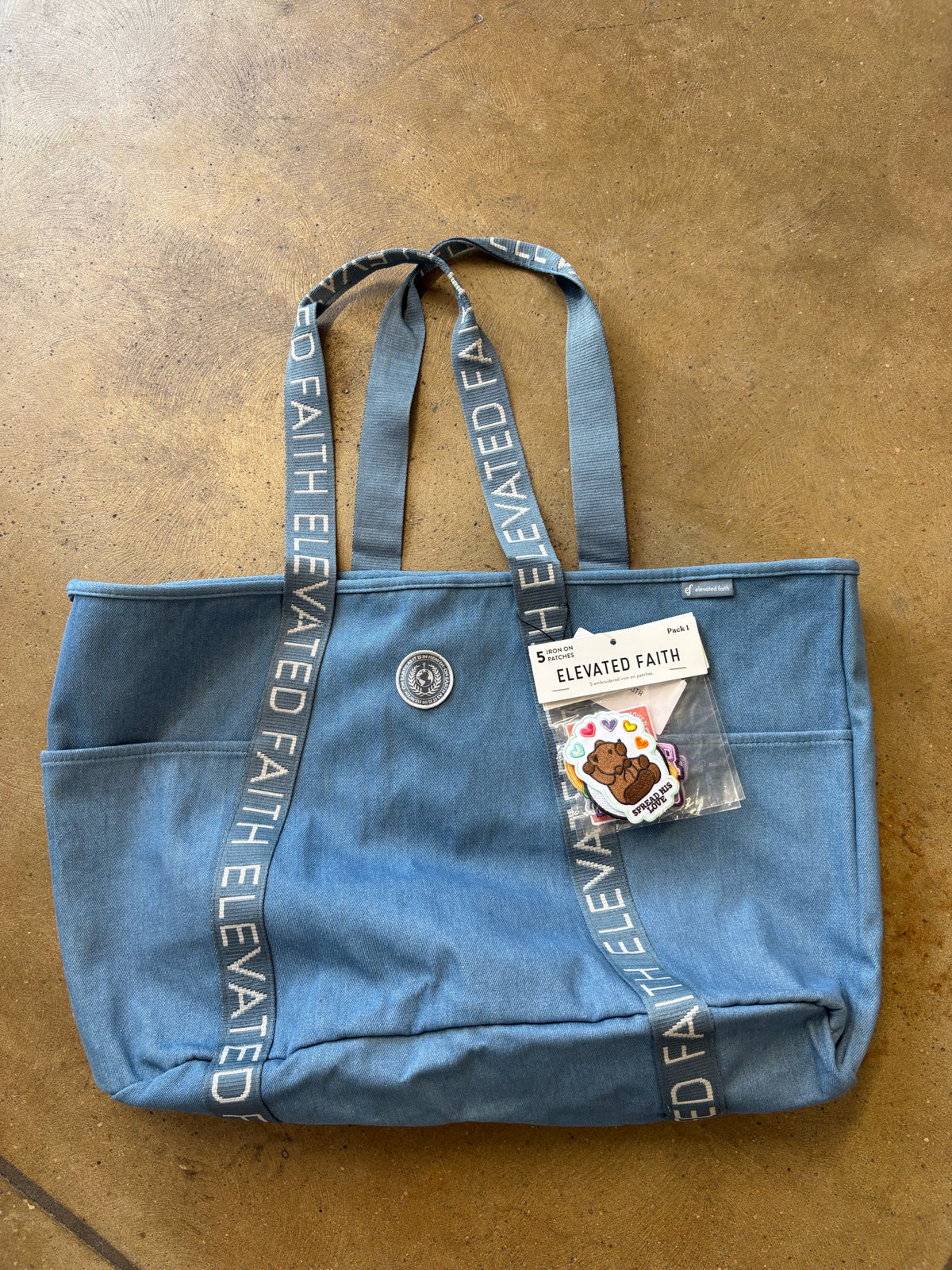 Elevated Faith Denim Bag