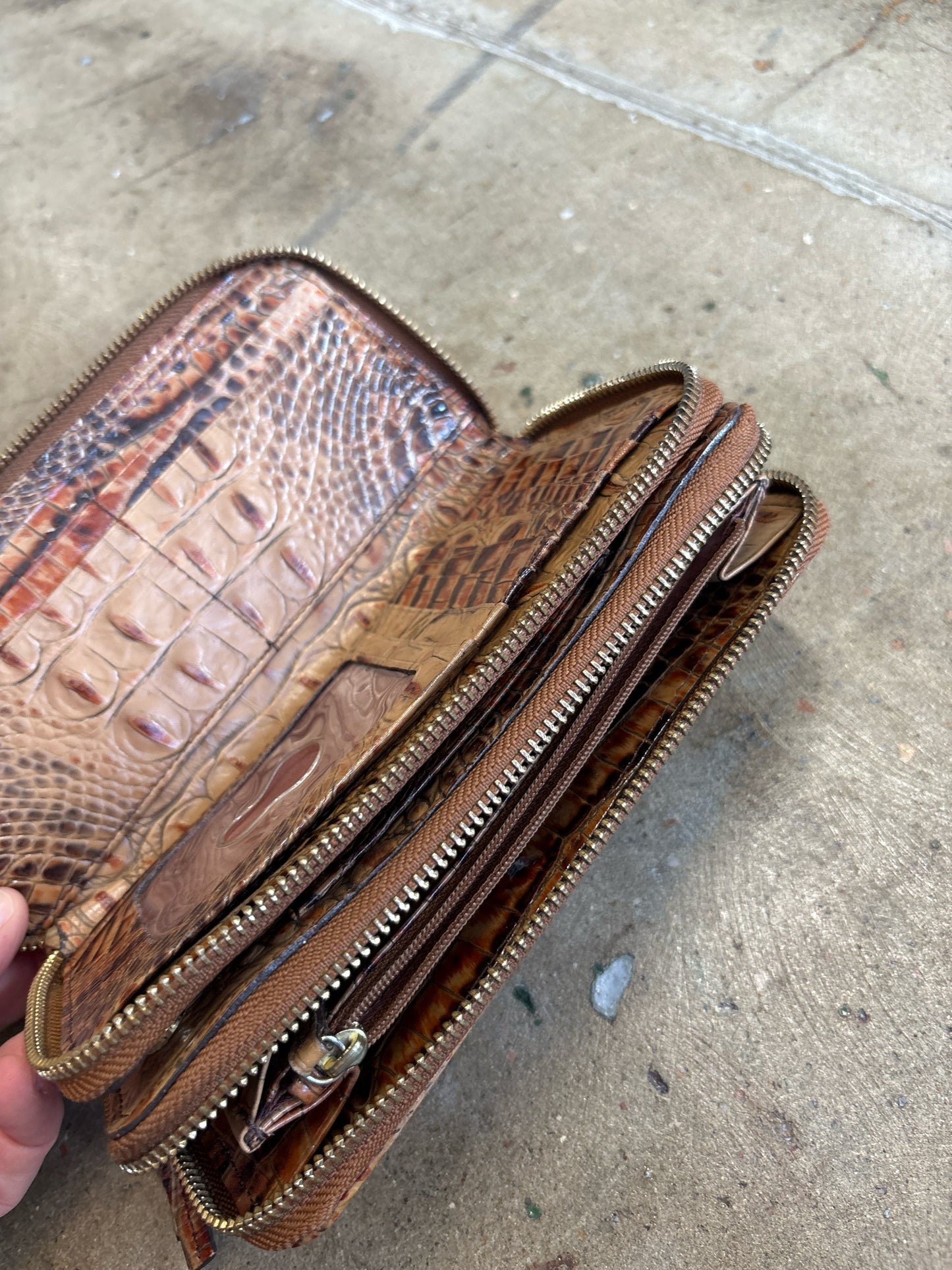 Brahmin Brown Wallet/Wristlet