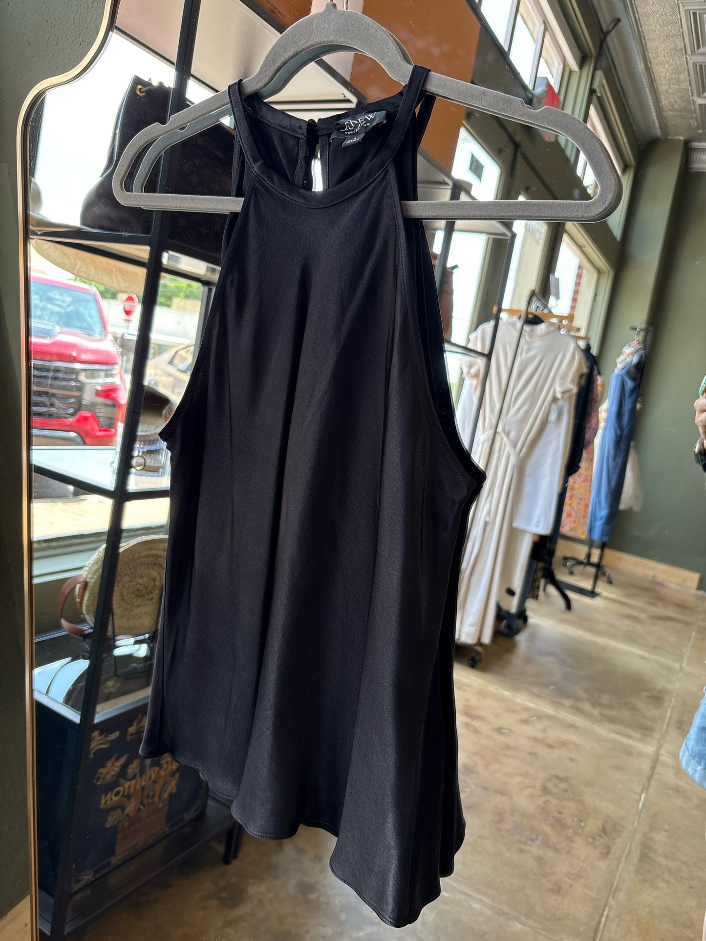 J. CREW Size S Black high neck Top