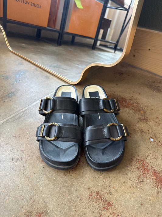 Dolce Vita Shoe Size 7 Black Sandals