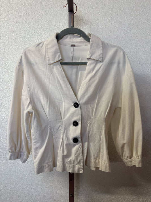 free people Size S Cream Top