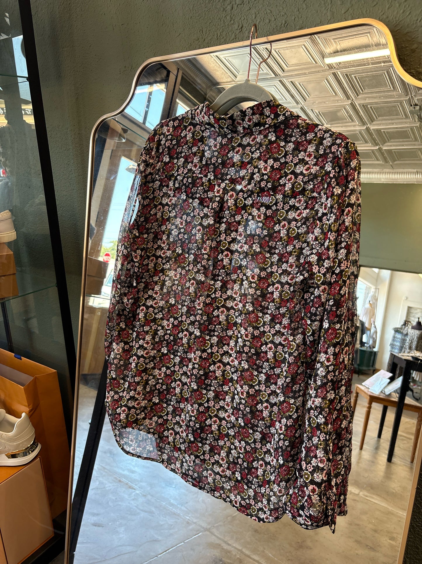 KUT Size SP Black Print Top