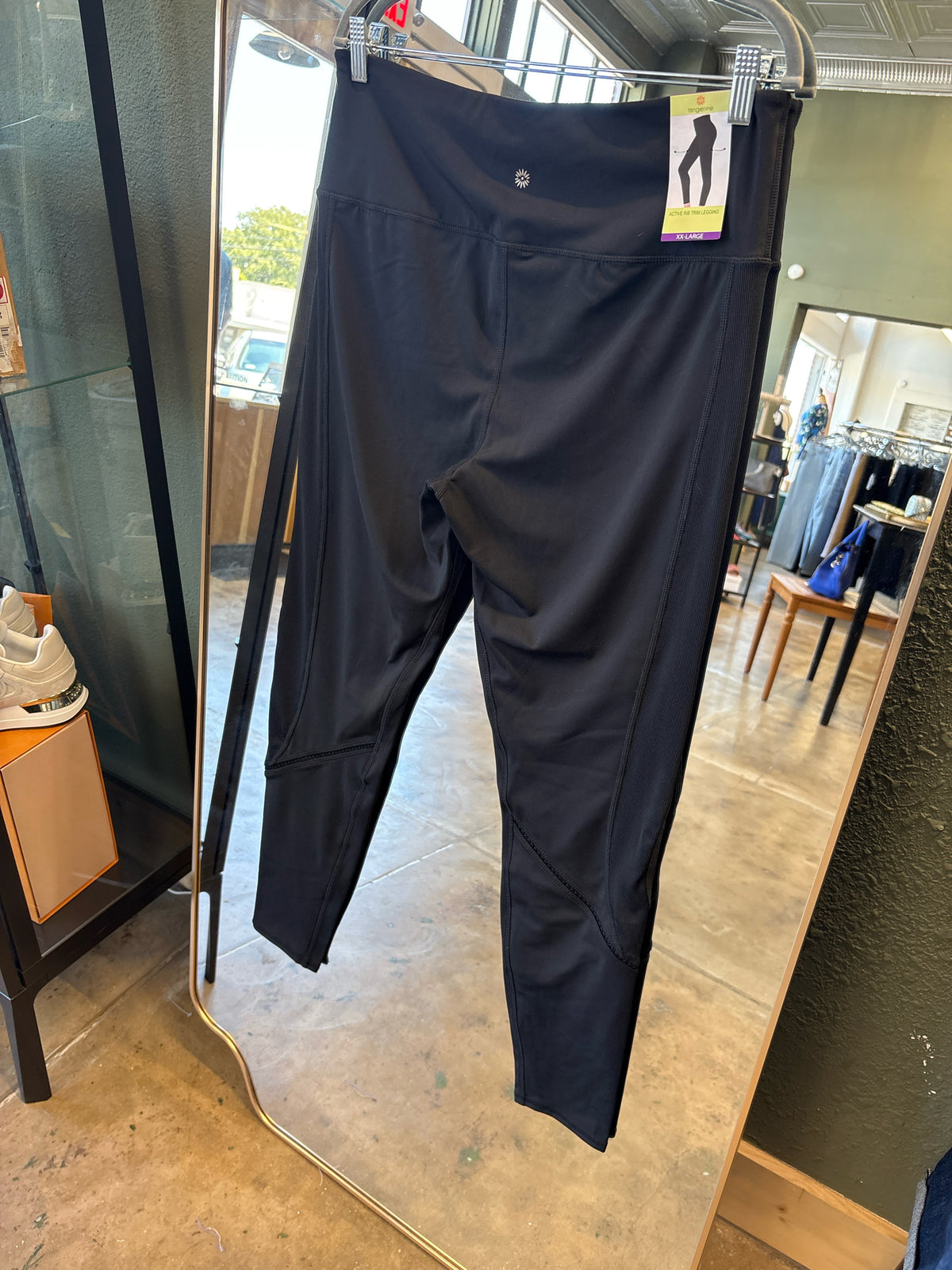Tangerine Size XXL Black Leggings