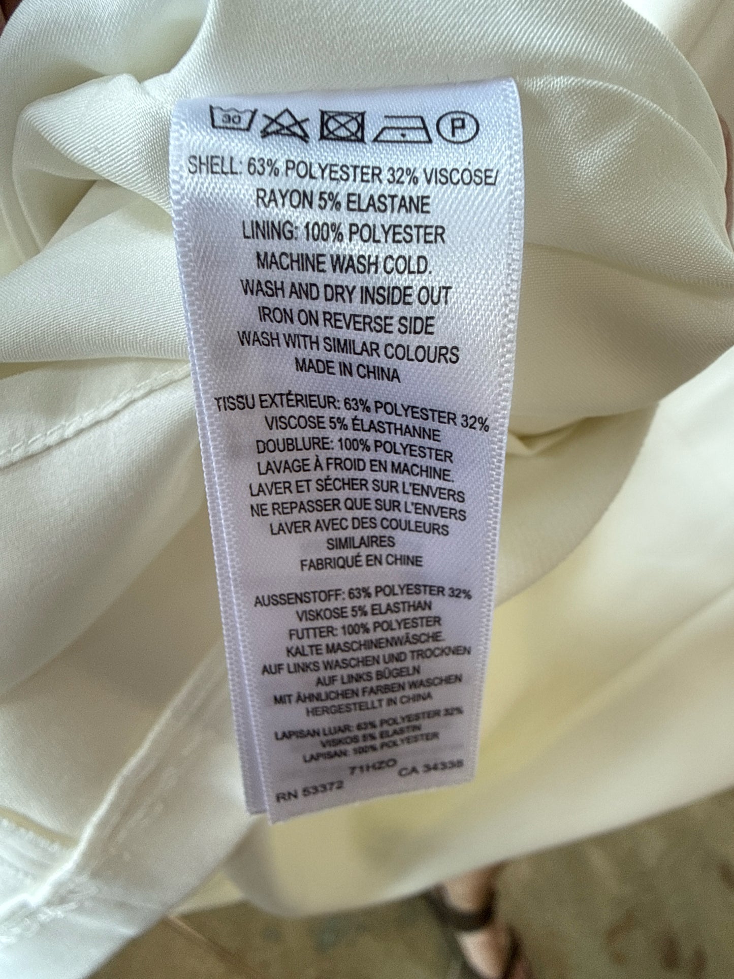 French Connection Size 6 White Dress