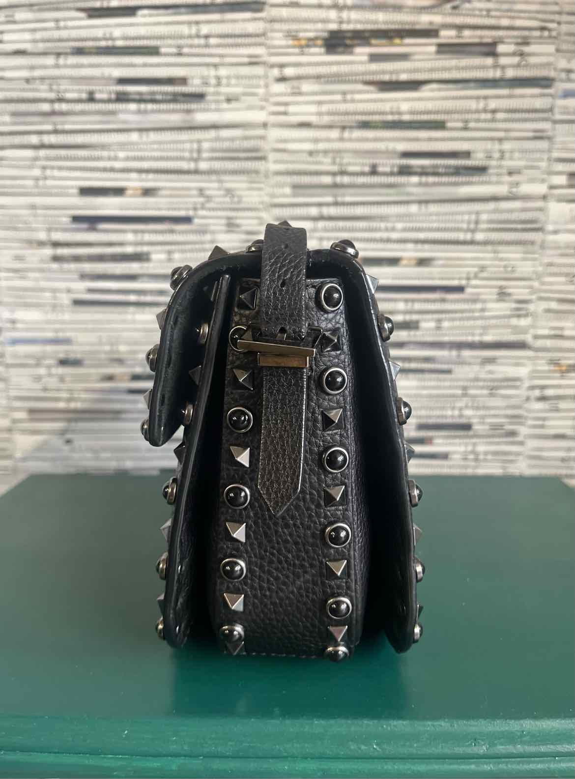 Valentino Black Studded Bag