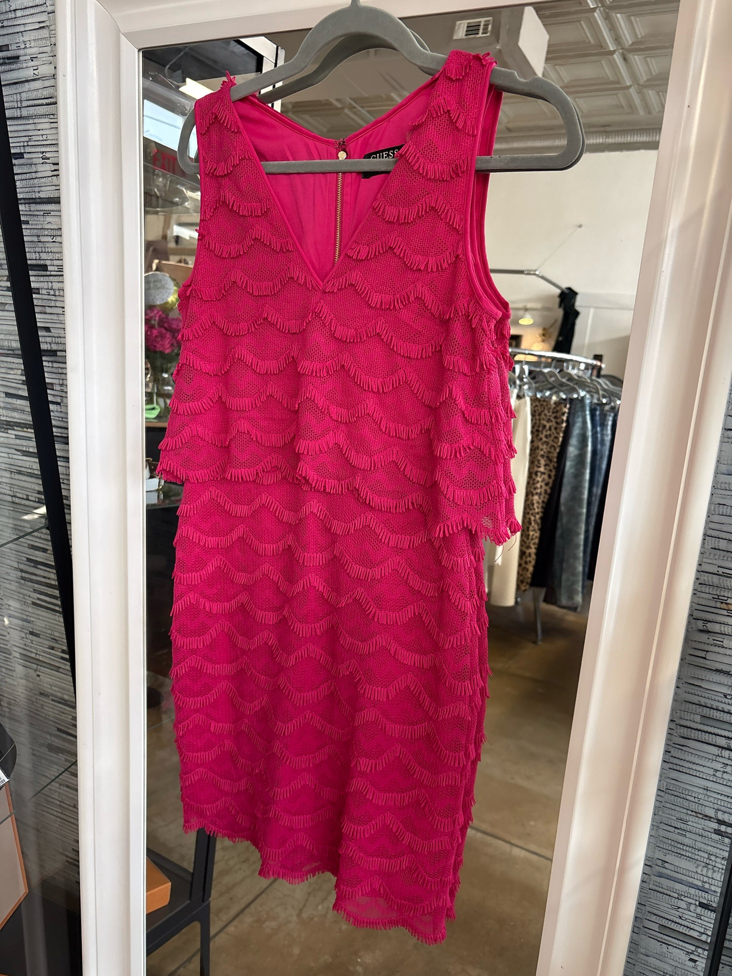 Guess Pink Ruffles Dress