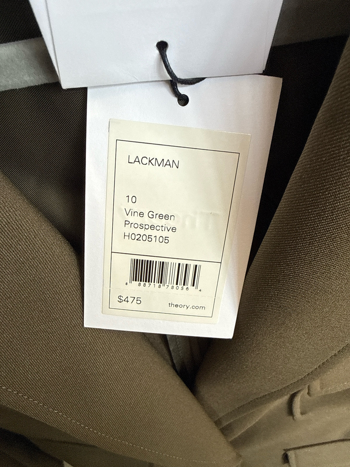 theory Green Blazer