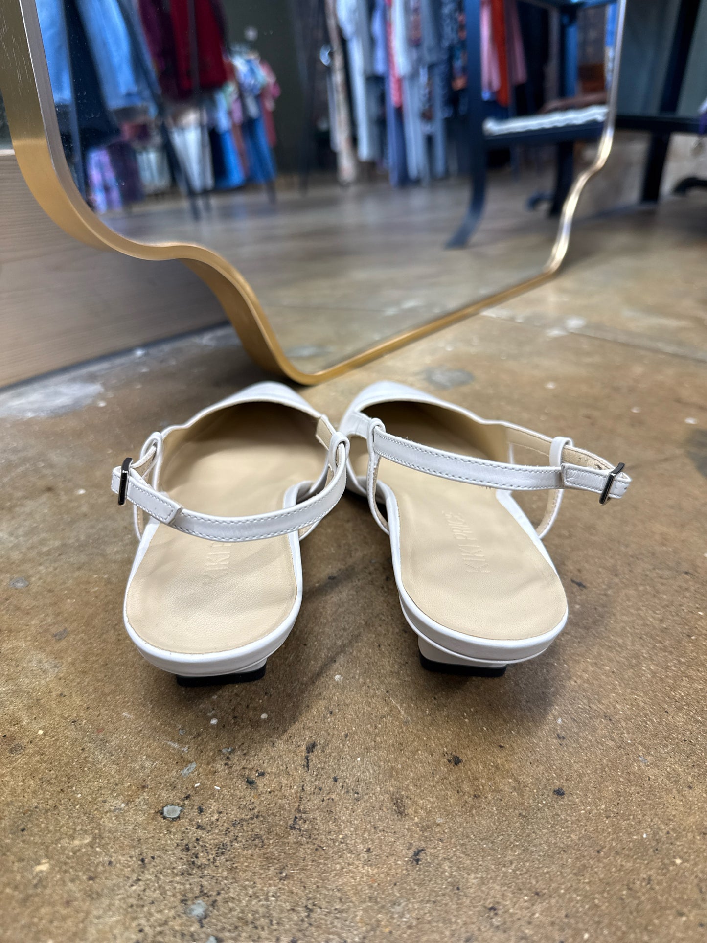 Kiki Price Shoe Size 37.5 White Sandals