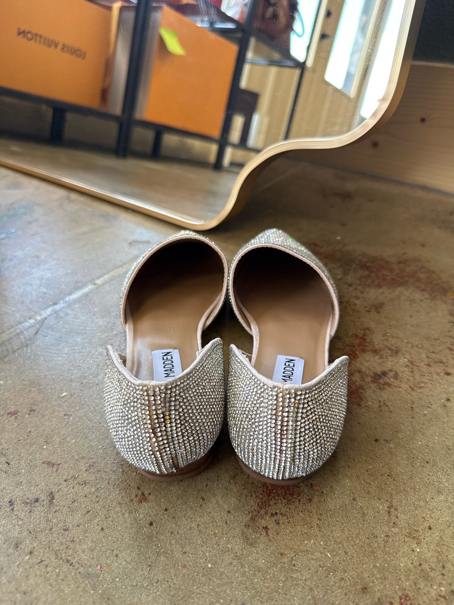 Steve Madden Shoe Size 7 Silver Loafers
