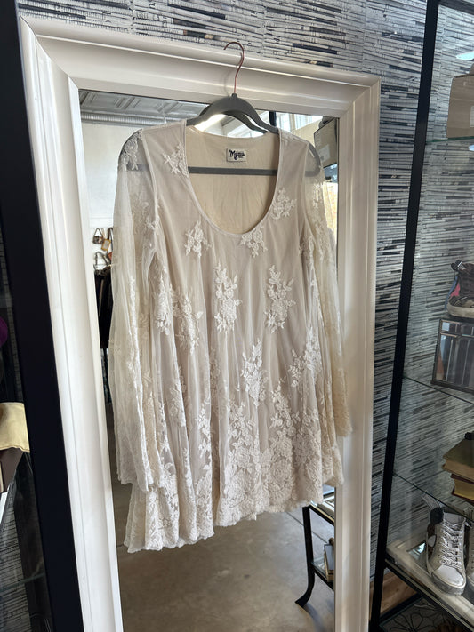 Show Me Your Mumu Size S Cream Lace Dress
