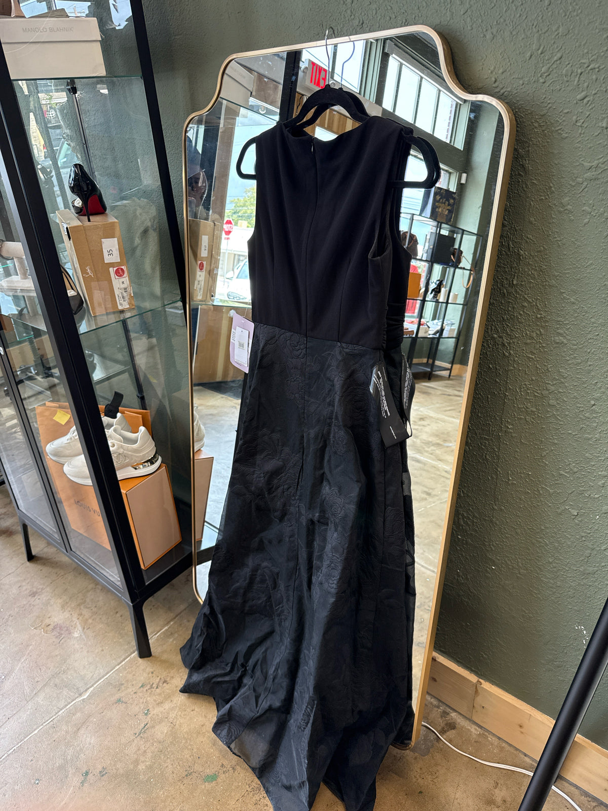 JS Collections Size 6 Black Dress