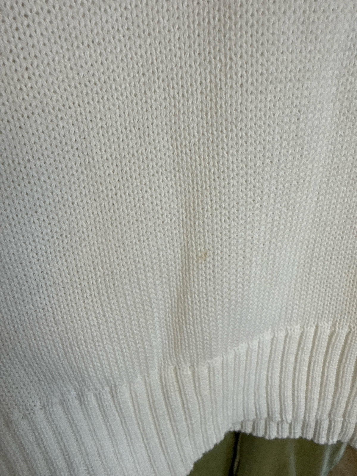 z supply Size S White/Black Sweater