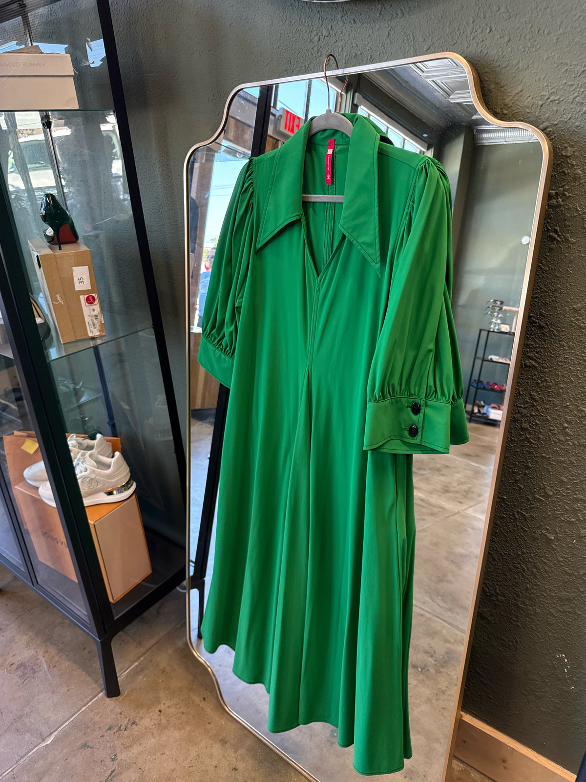 IC by CONNIE K Size L Green Dress