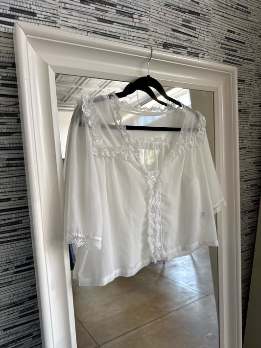 Size M White Top