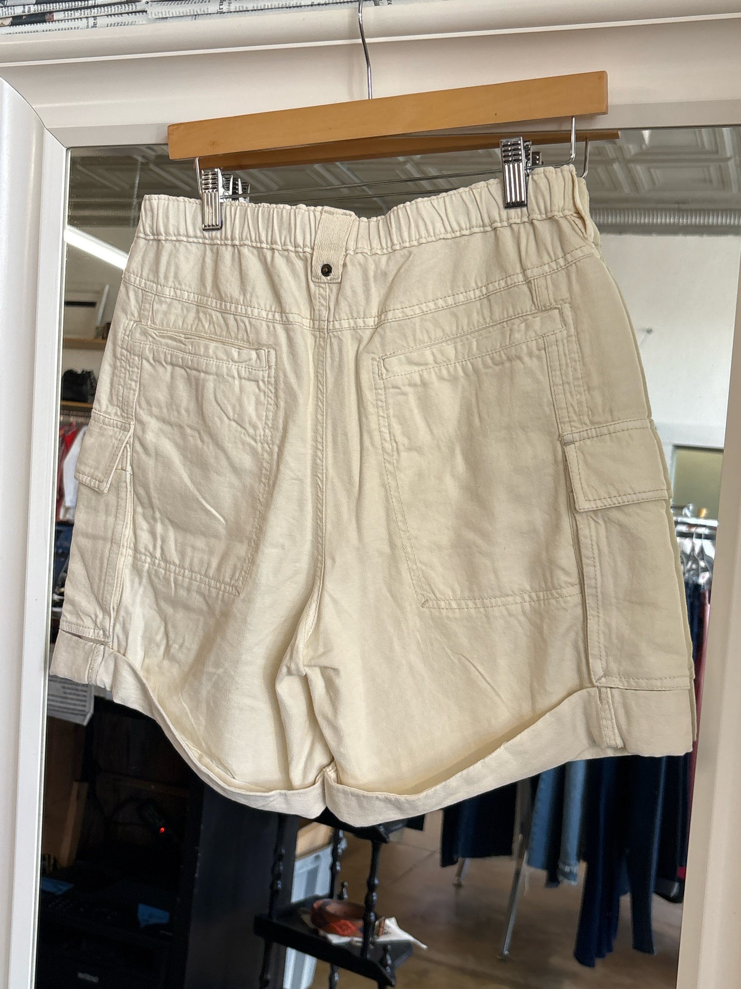 free people Size S off white Cargo Shorts