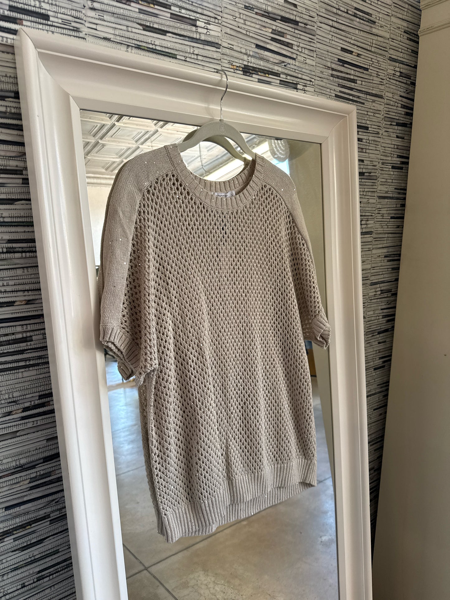 CHICO'S Size XL Tan Top