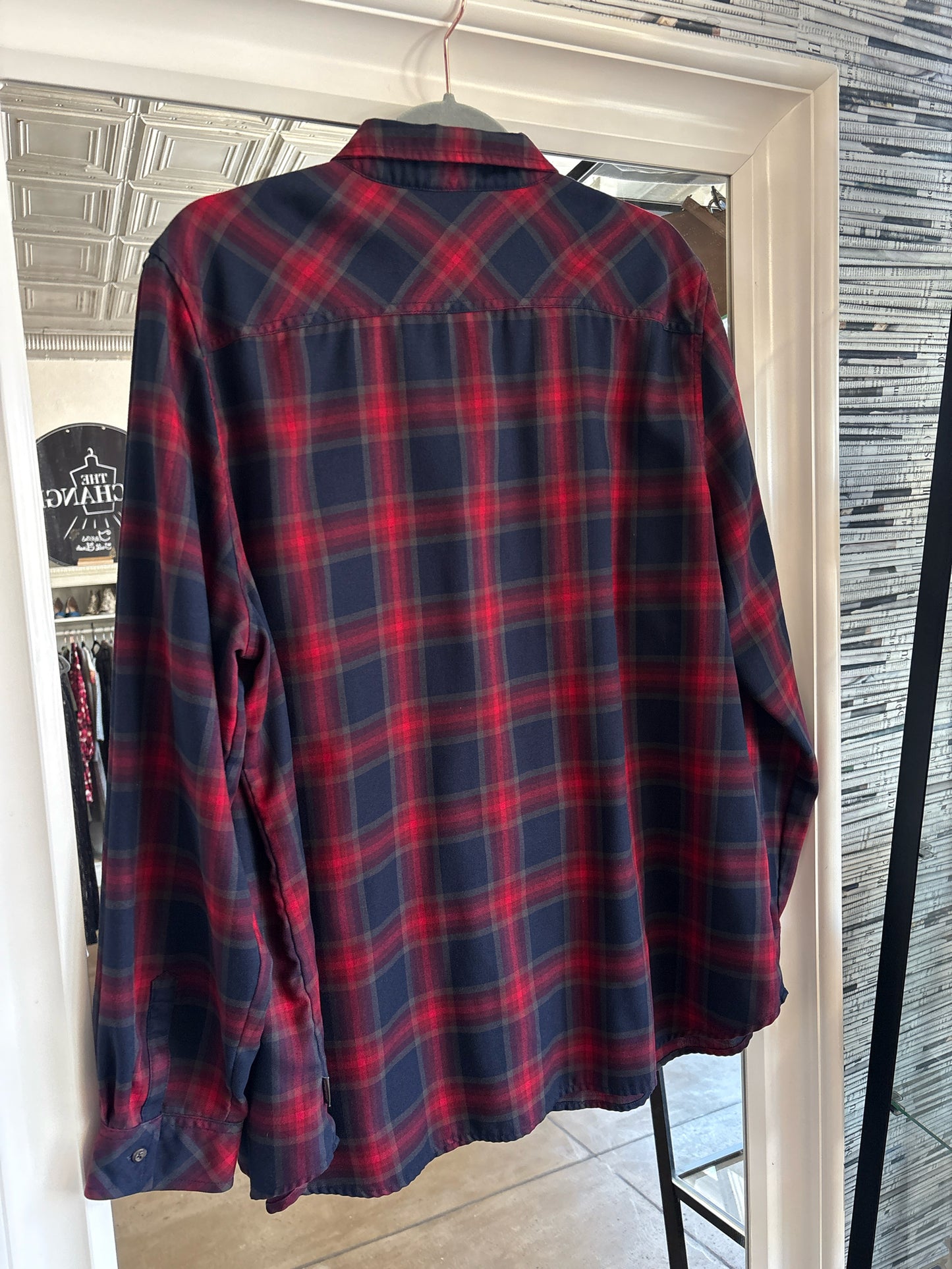 Eddie Bauer Size 2XL Red/Blue Plaid Top