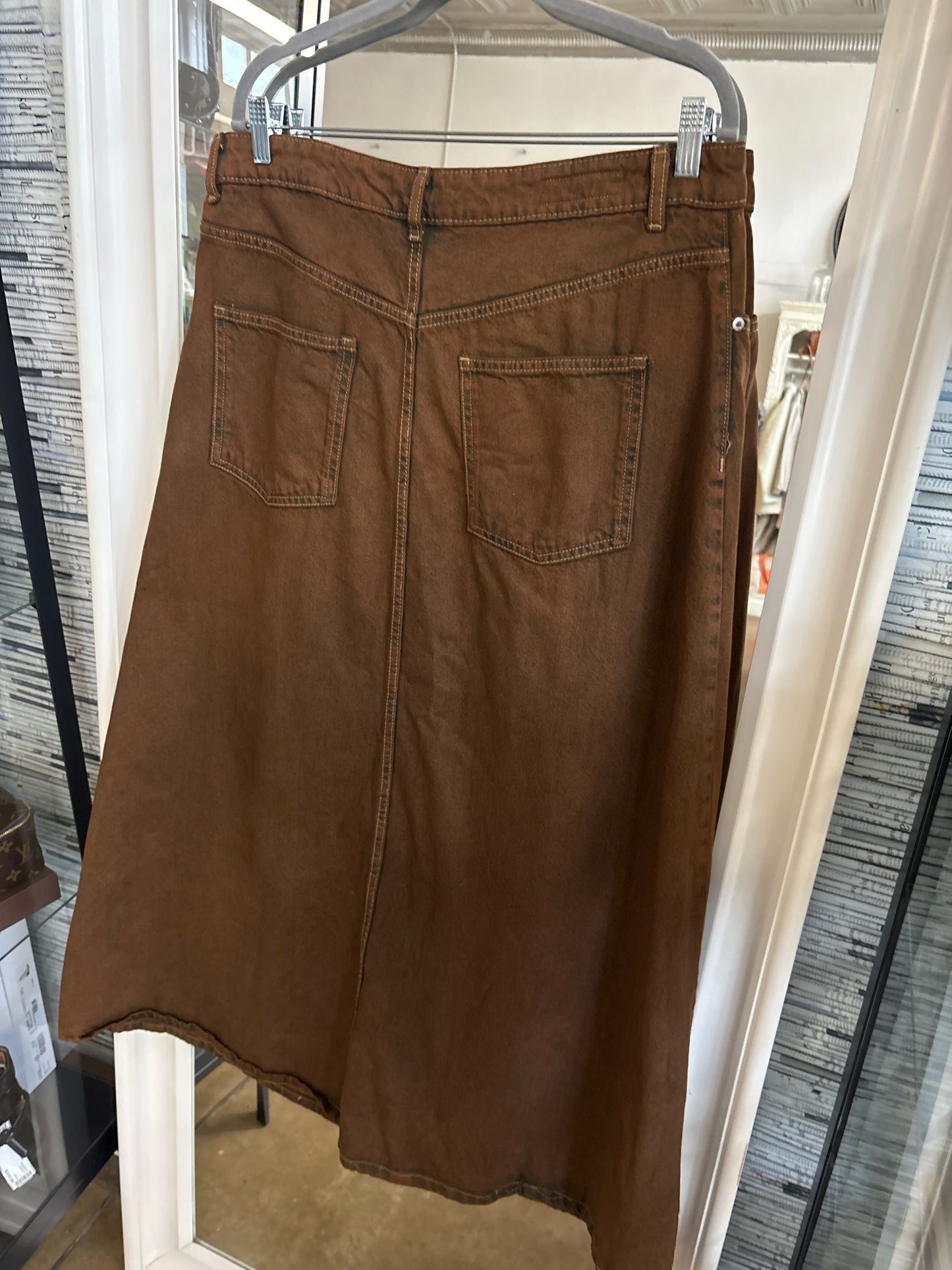 ZARA Size XL chocolate Skirt
