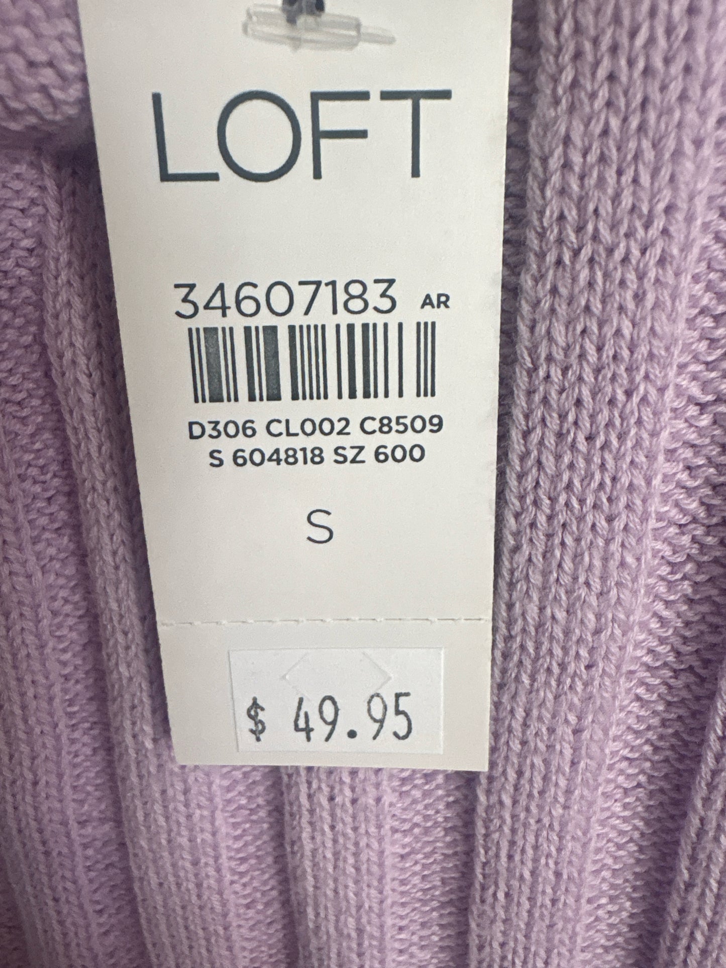 LOFT Size S Lavendar Top