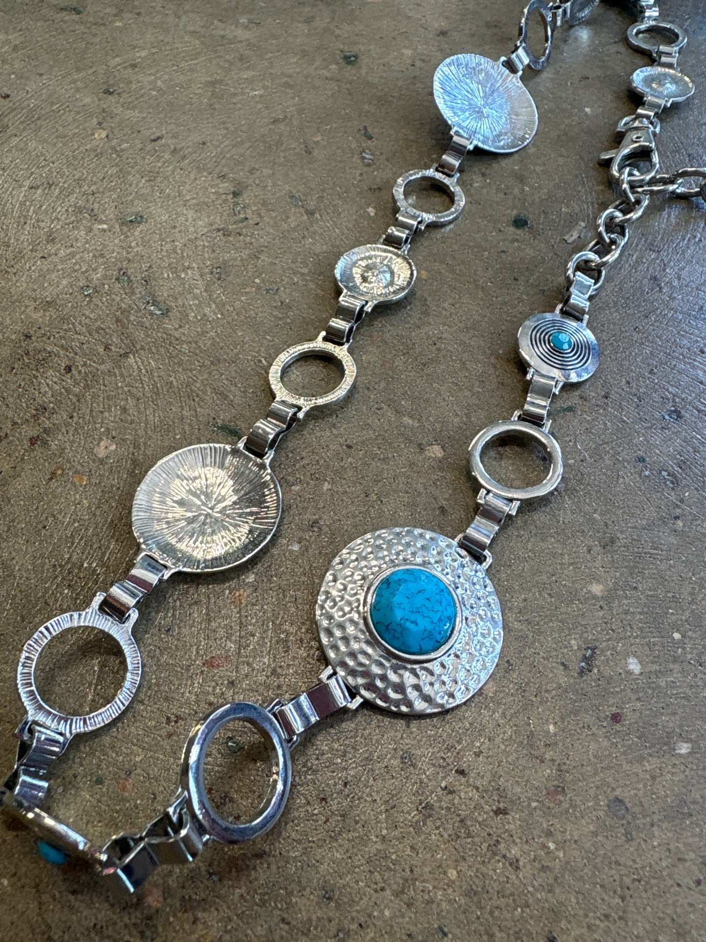 Silver & Turquoise Belt