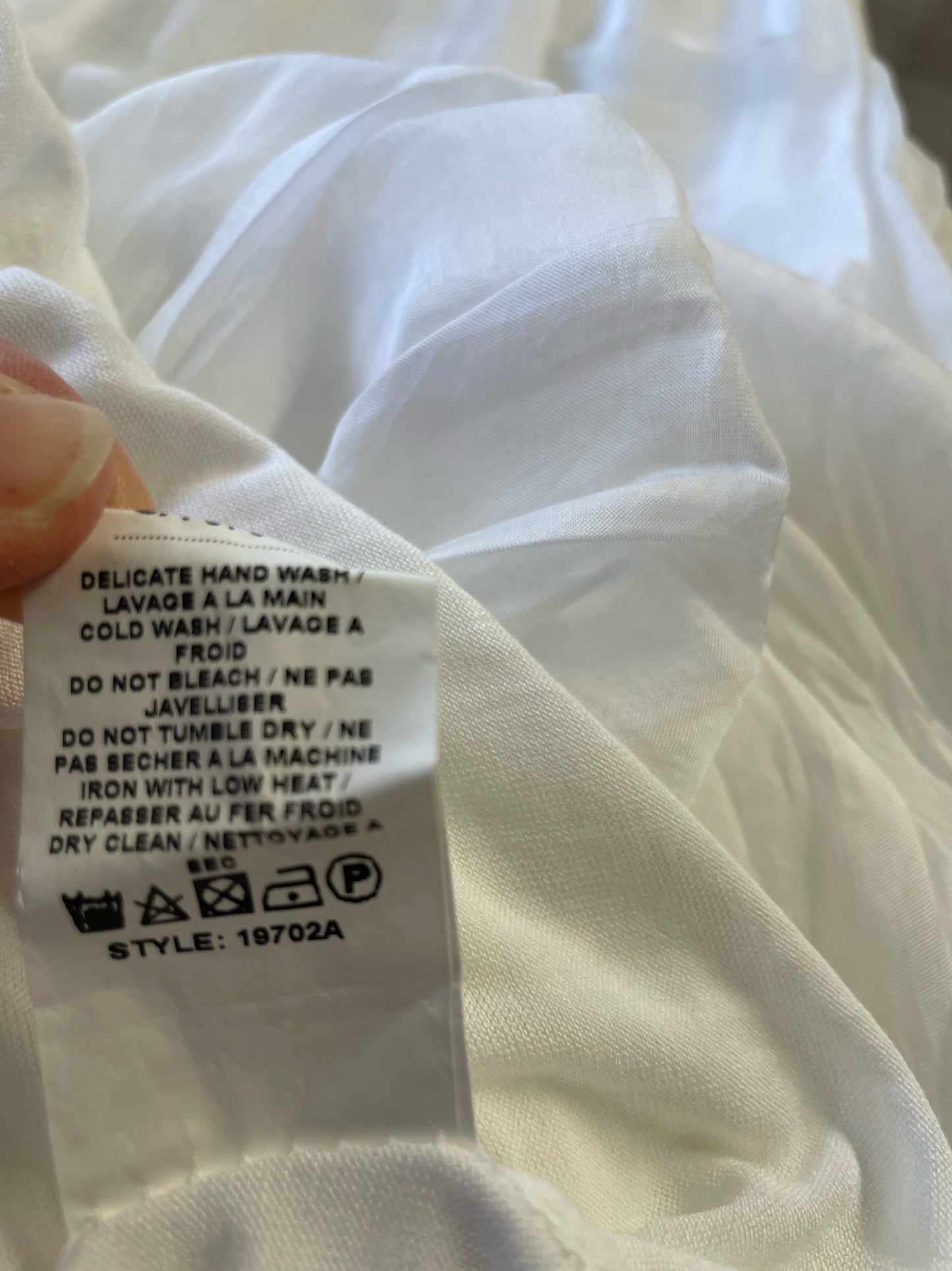 BELLAMBIA Size S White Dress