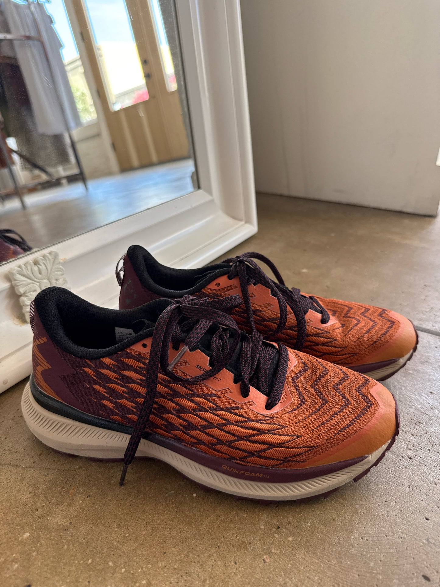 Shoe Size 6.5 Orange Sneakers