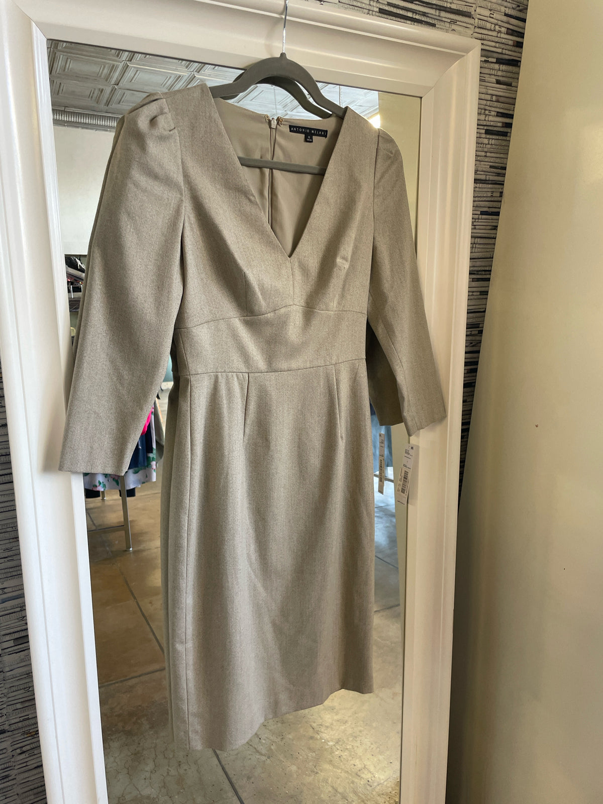 ANTONIO MELANI Size 0 Tan Dress