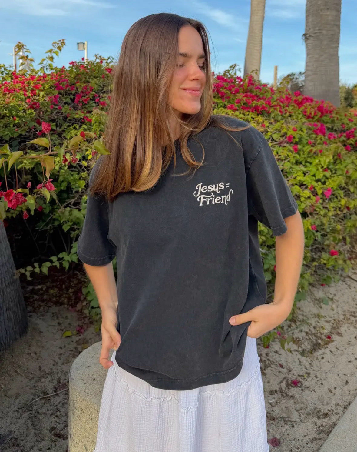 Elevated Faith Size L Black Tee