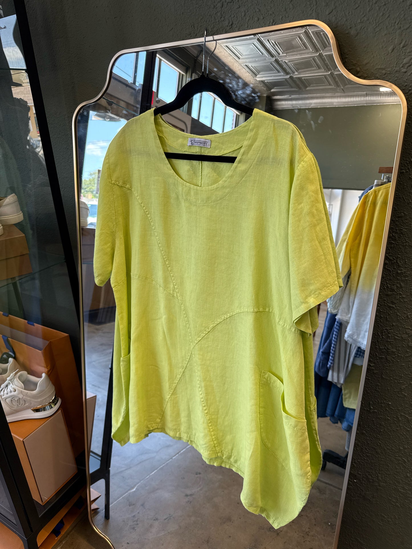 Transparente lime Dress