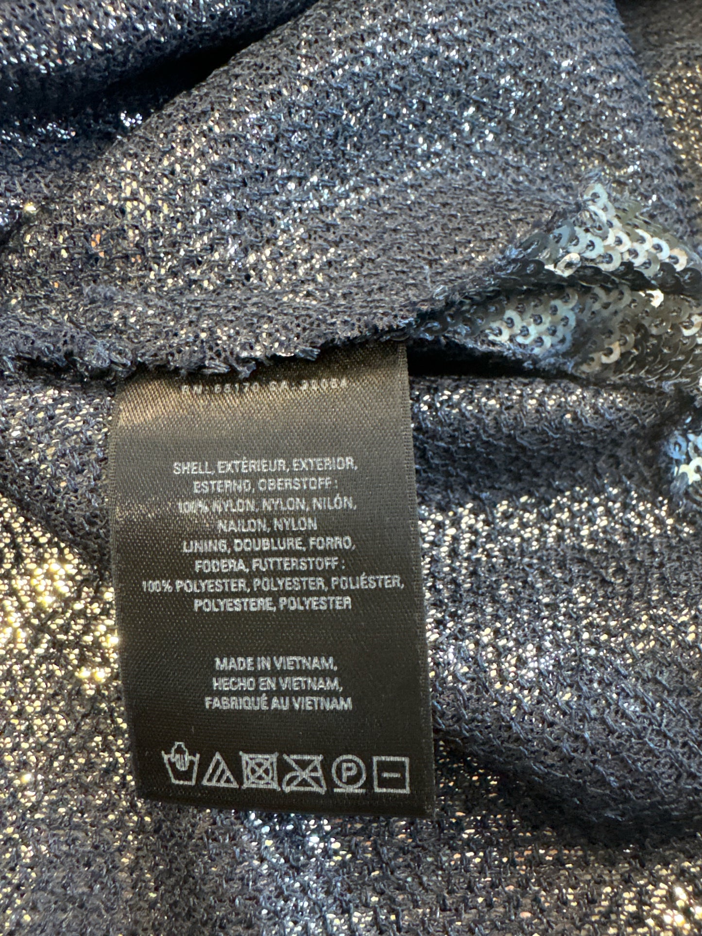 Moulinette Soeurs Size M Blue Sequin Dress