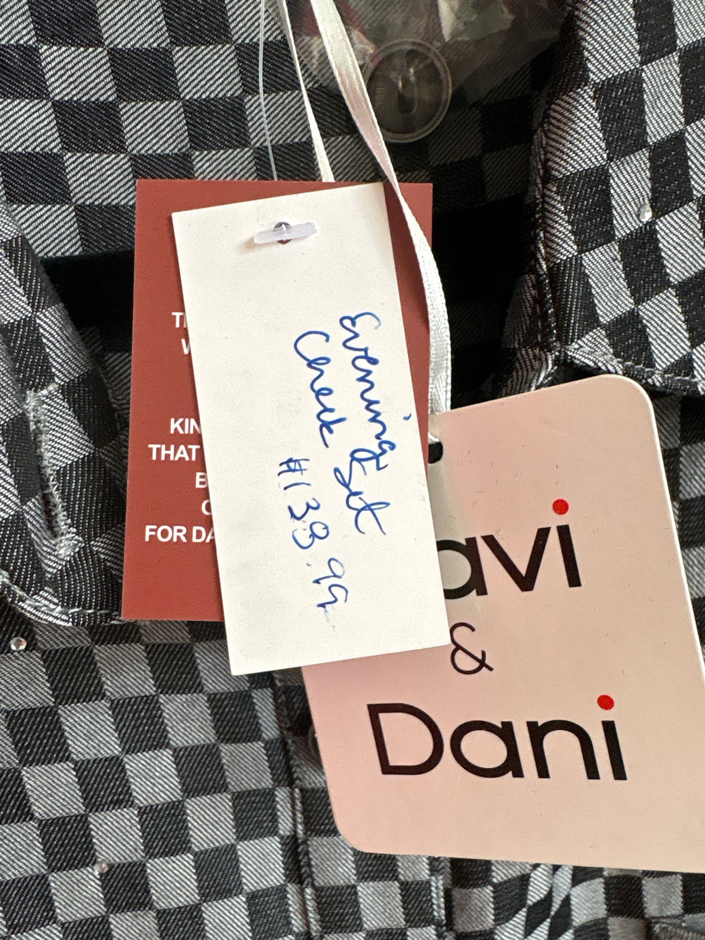 Davi & Dani Size S black and gray Two Piece Set