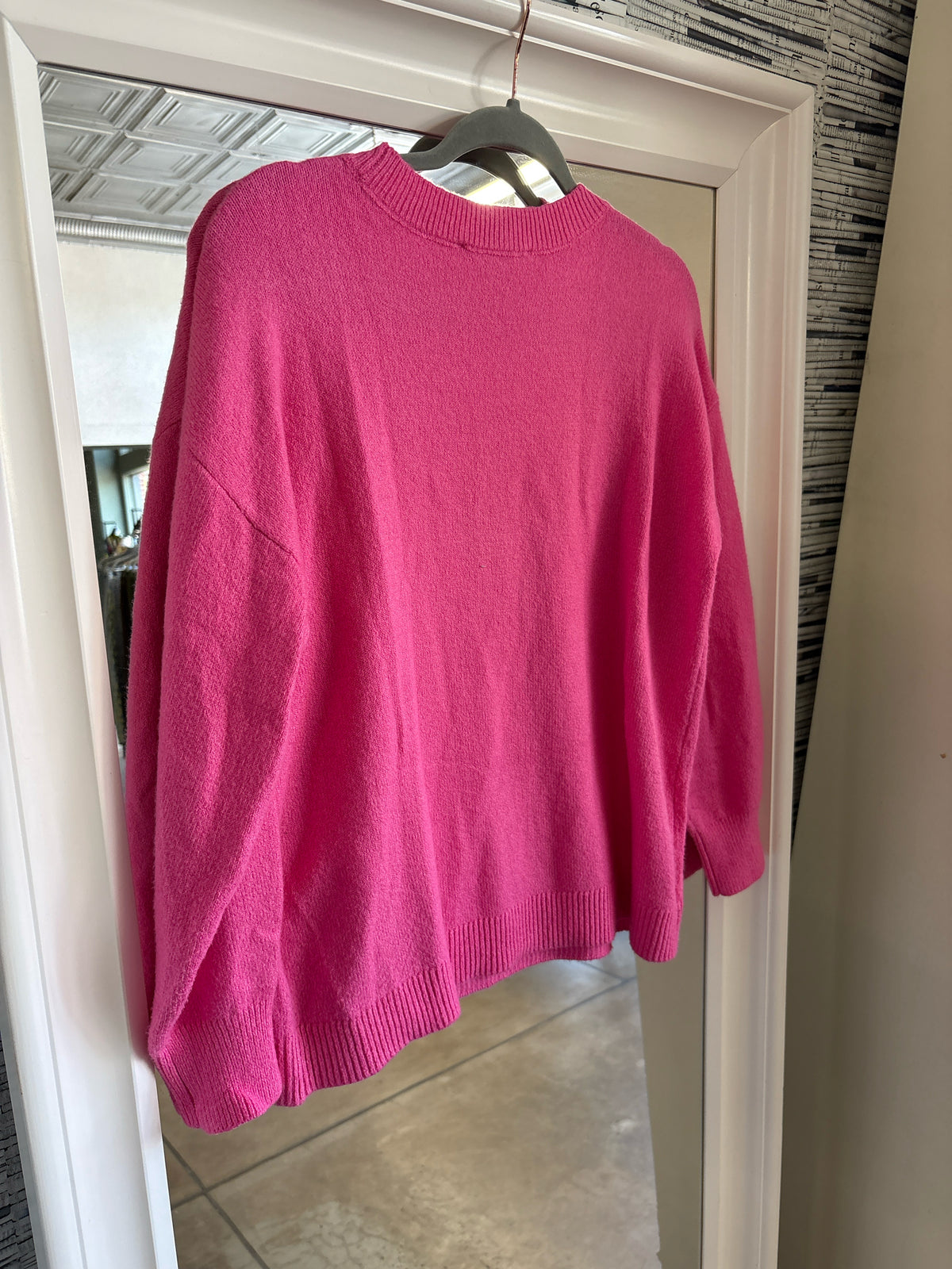 LOFT Size M Pink Sweater