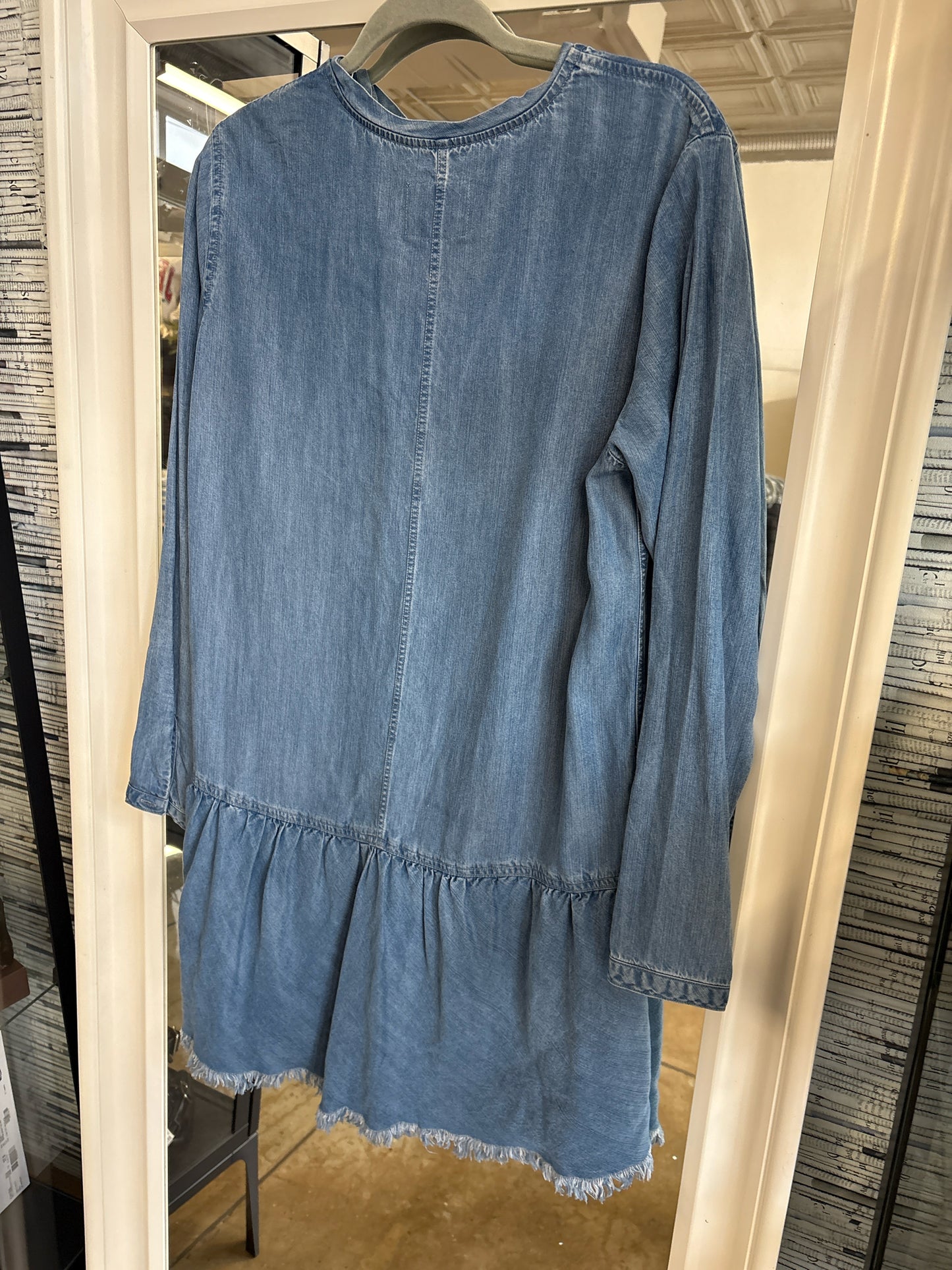 Rails Size M Light Wash Denim Dress