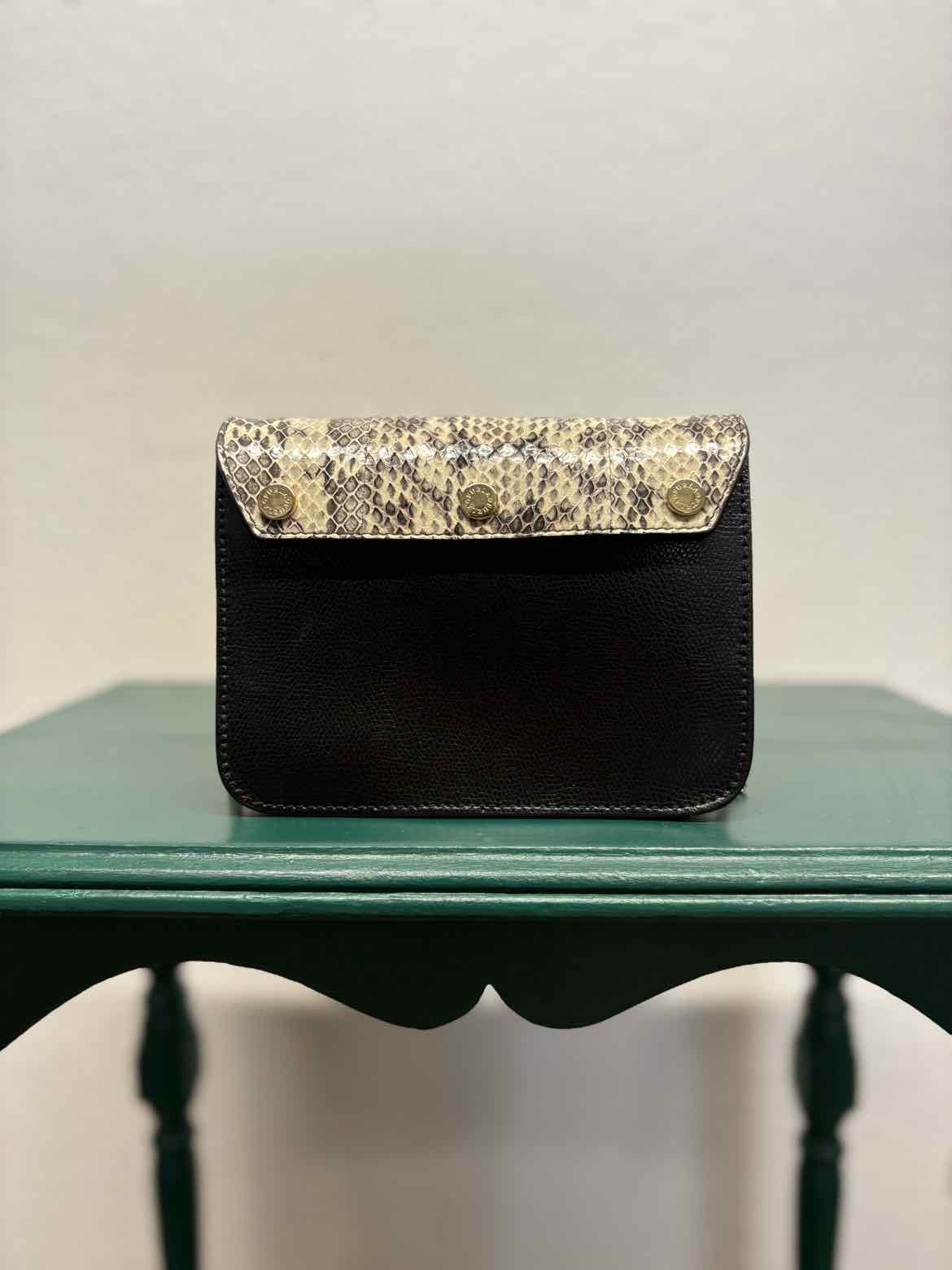Furla Black/Multi Snakeskin Bag