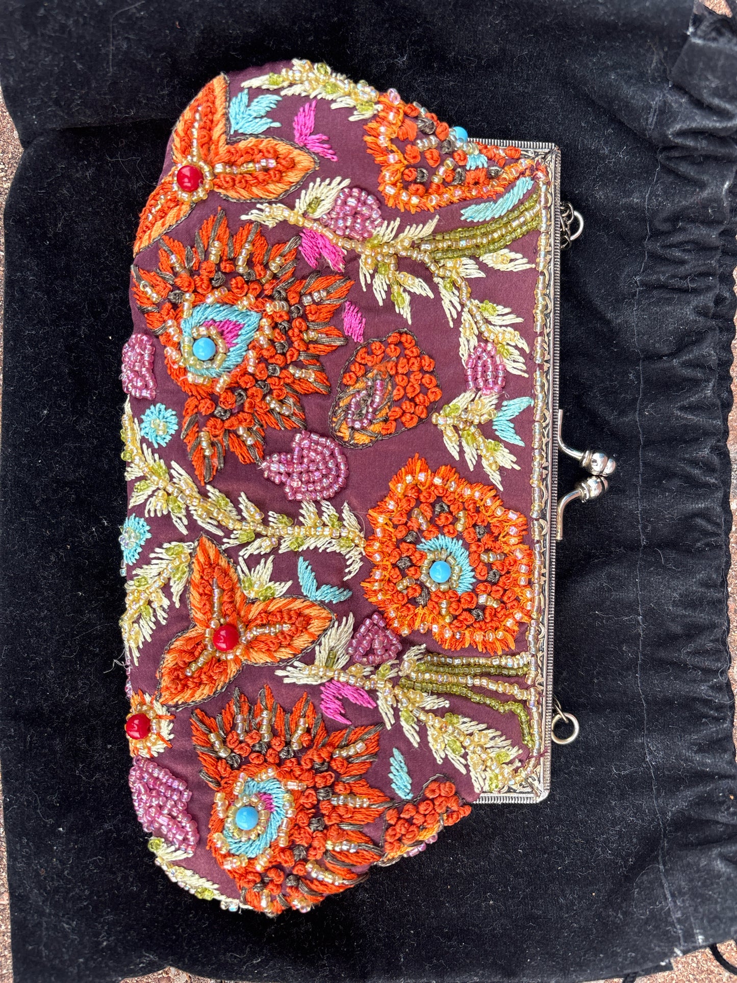 Santi multi Beaded Purse