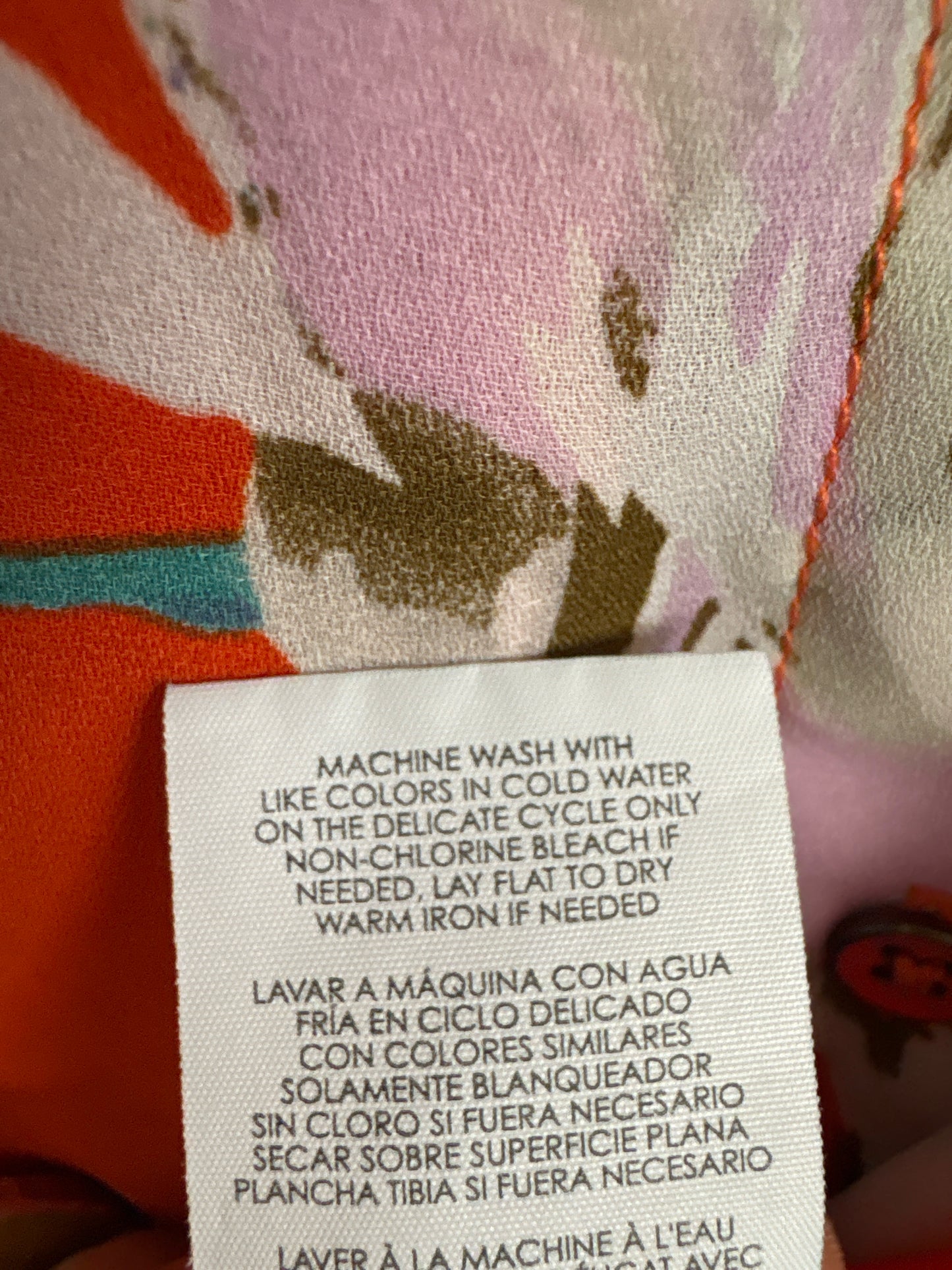 Cabi Size L orange multi Top