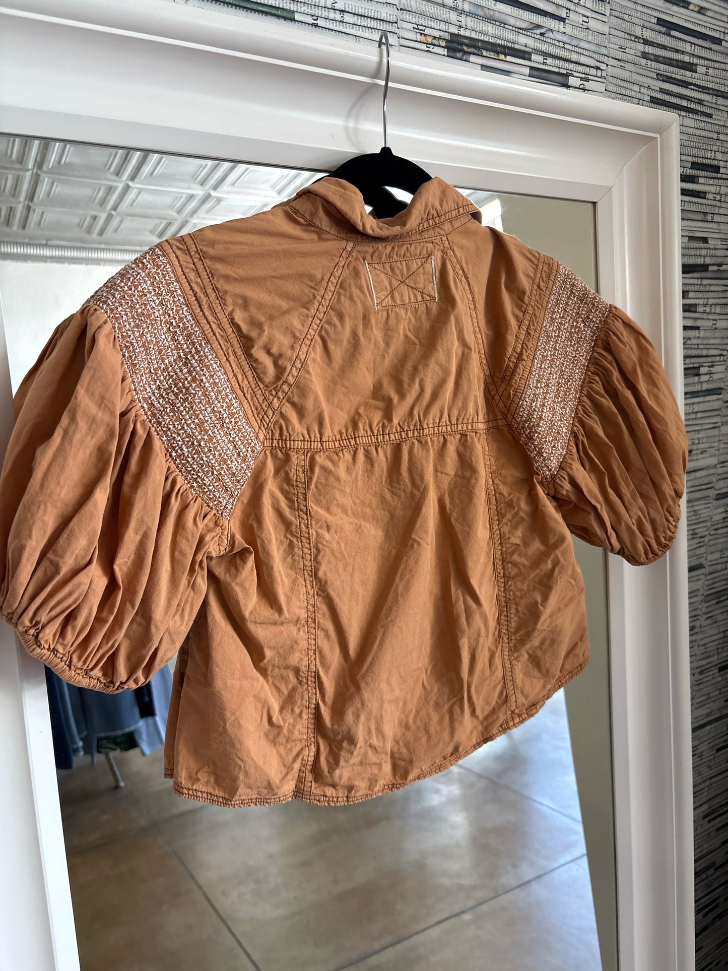 We The Free Size S Brown Top
