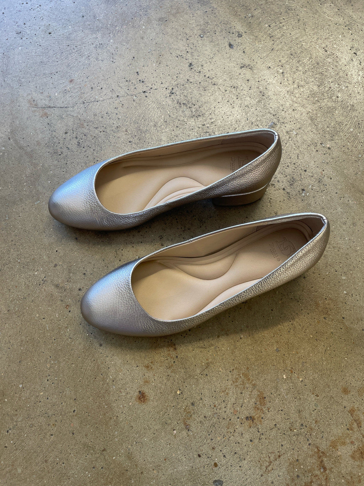 Dune Shoe Size 38 Bronze Heels