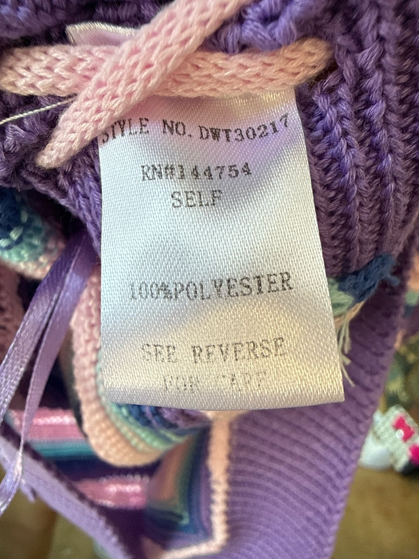 Davi & Dani Size L Purple/Blue Top
