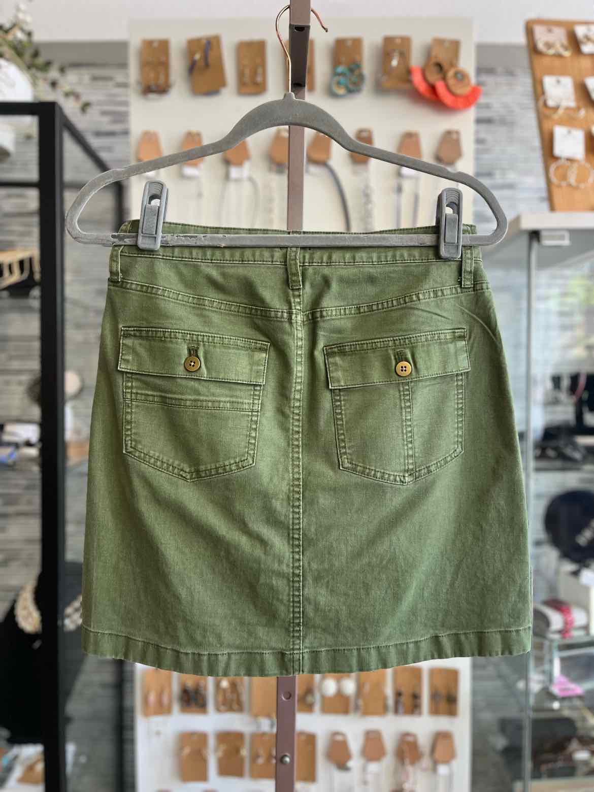 j crew Size 2 Green Skirt