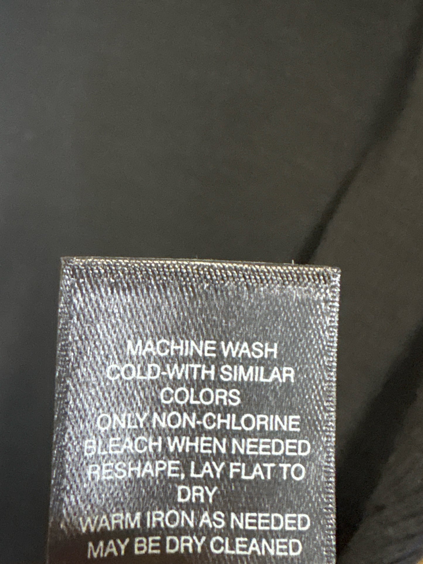 White House Black Market Size XS Black Ribbed Top