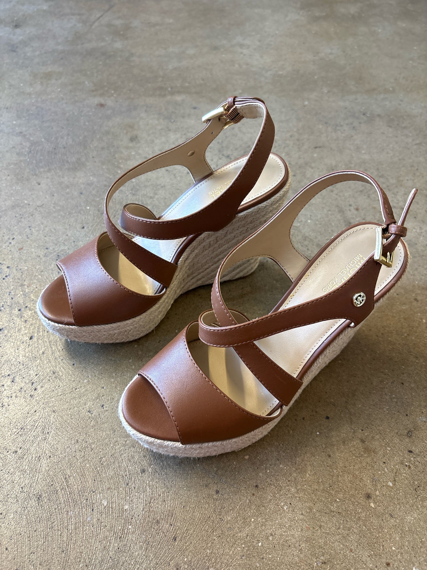 MICHAEL KORS Shoe Size 5.5 Brown/Tan Heels