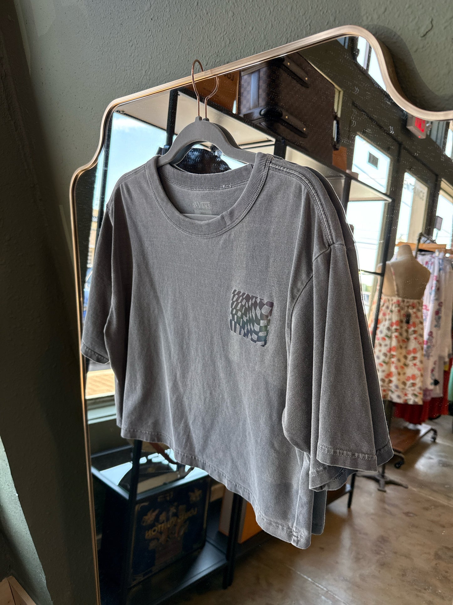 Vans Size S Gray Tee
