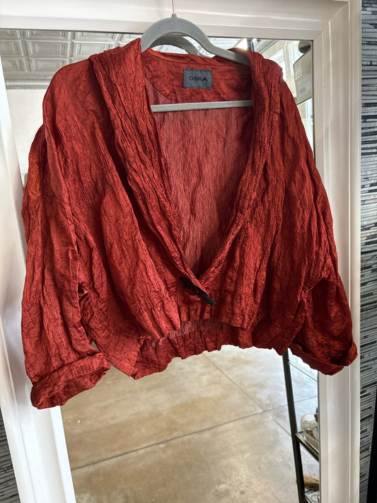 OSKA Size M Rust Jacket