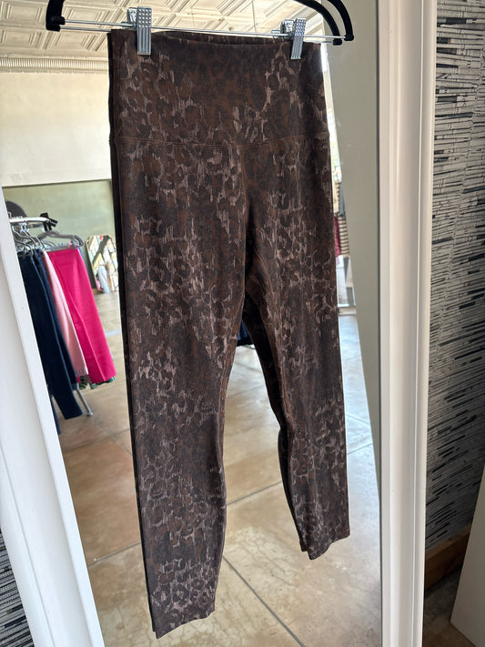 Lululemon Size 6 brown & cream Legging